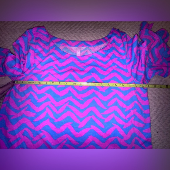 LILLY PULITZER Lula Ruffle Sleeve Top Size XL. NWOT - Picture 3 of 10